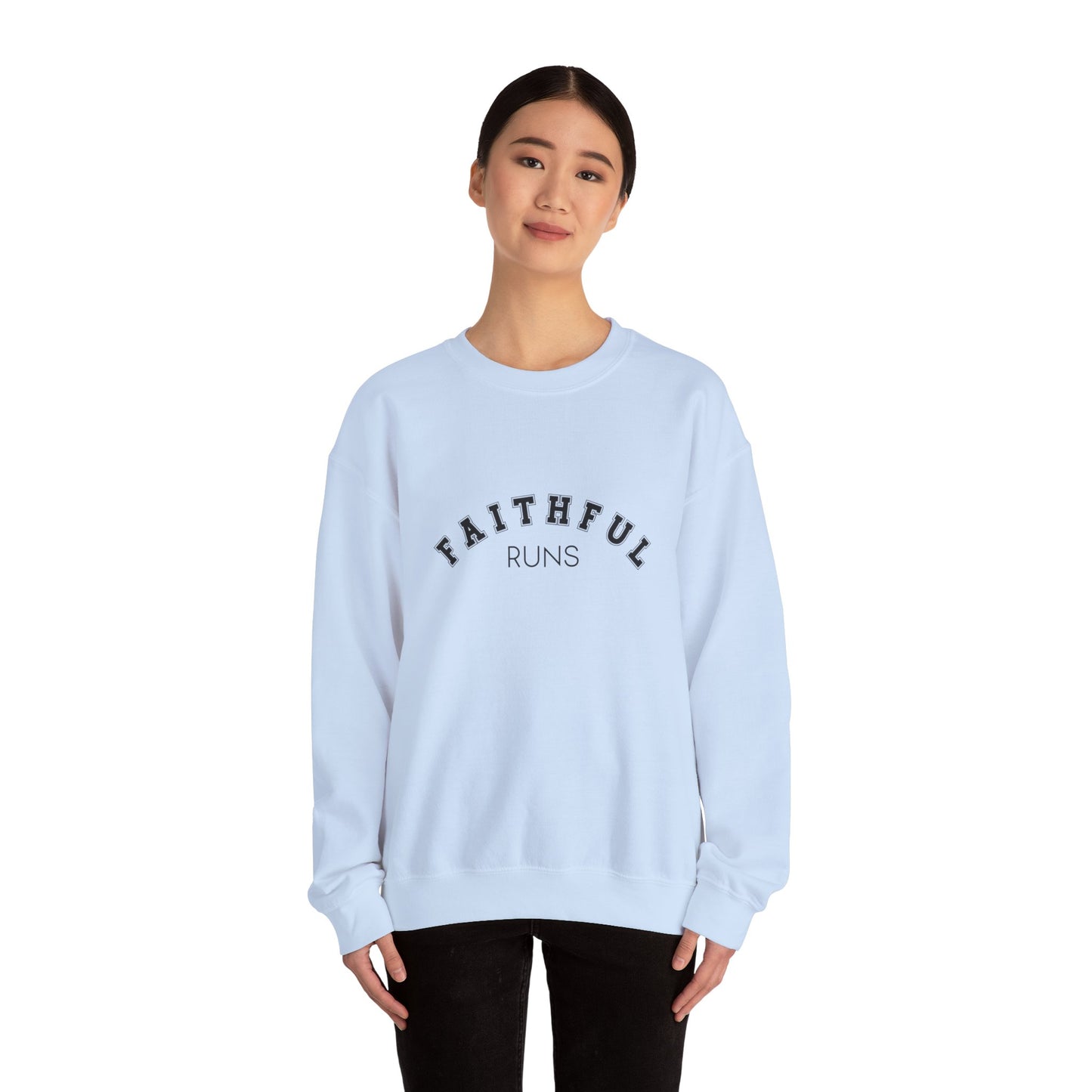 Faithful Runs Signature Heavy Blend™ Crewneck Sweatshirt
