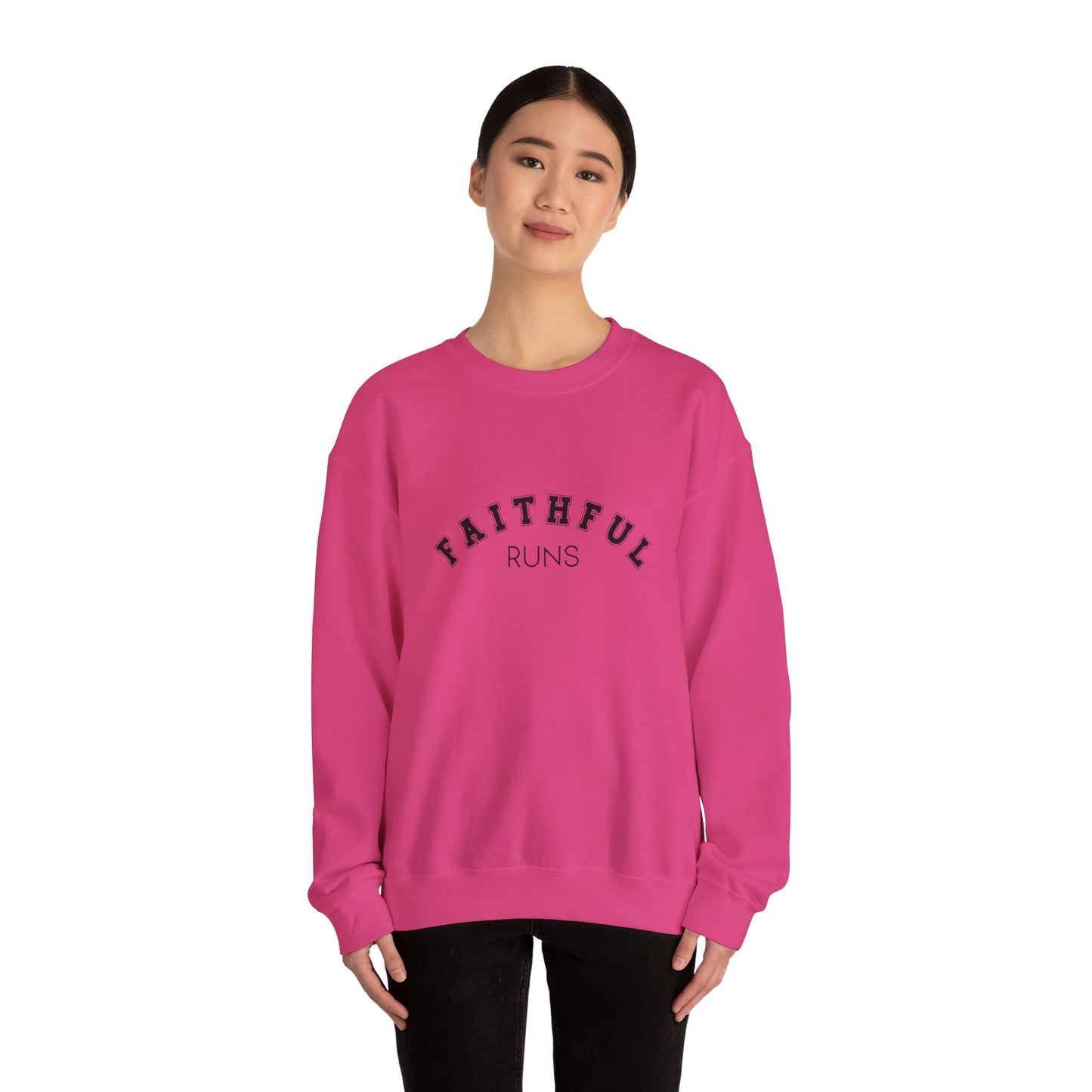 Faithful Runs Signature Heavy Blend™ Crewneck Sweatshirt
