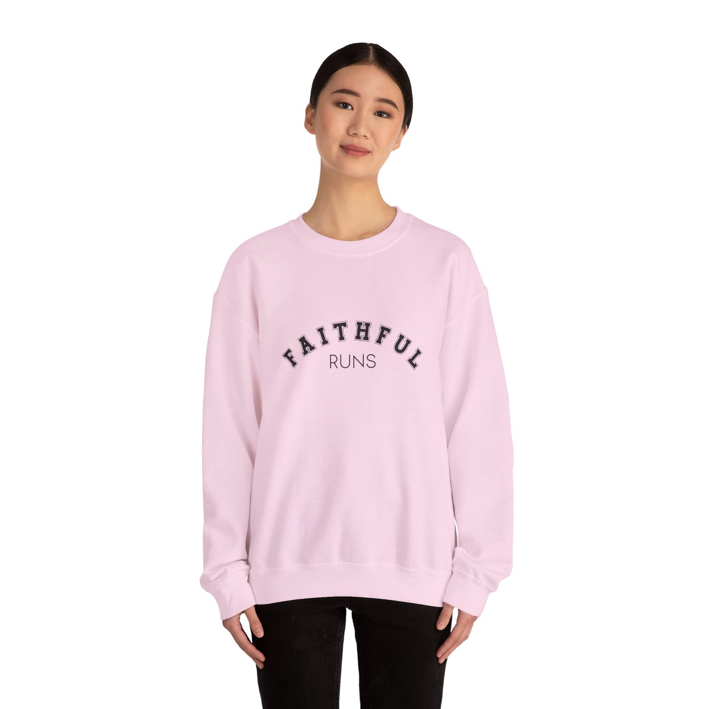 Faithful Runs Signature Heavy Blend™ Crewneck Sweatshirt