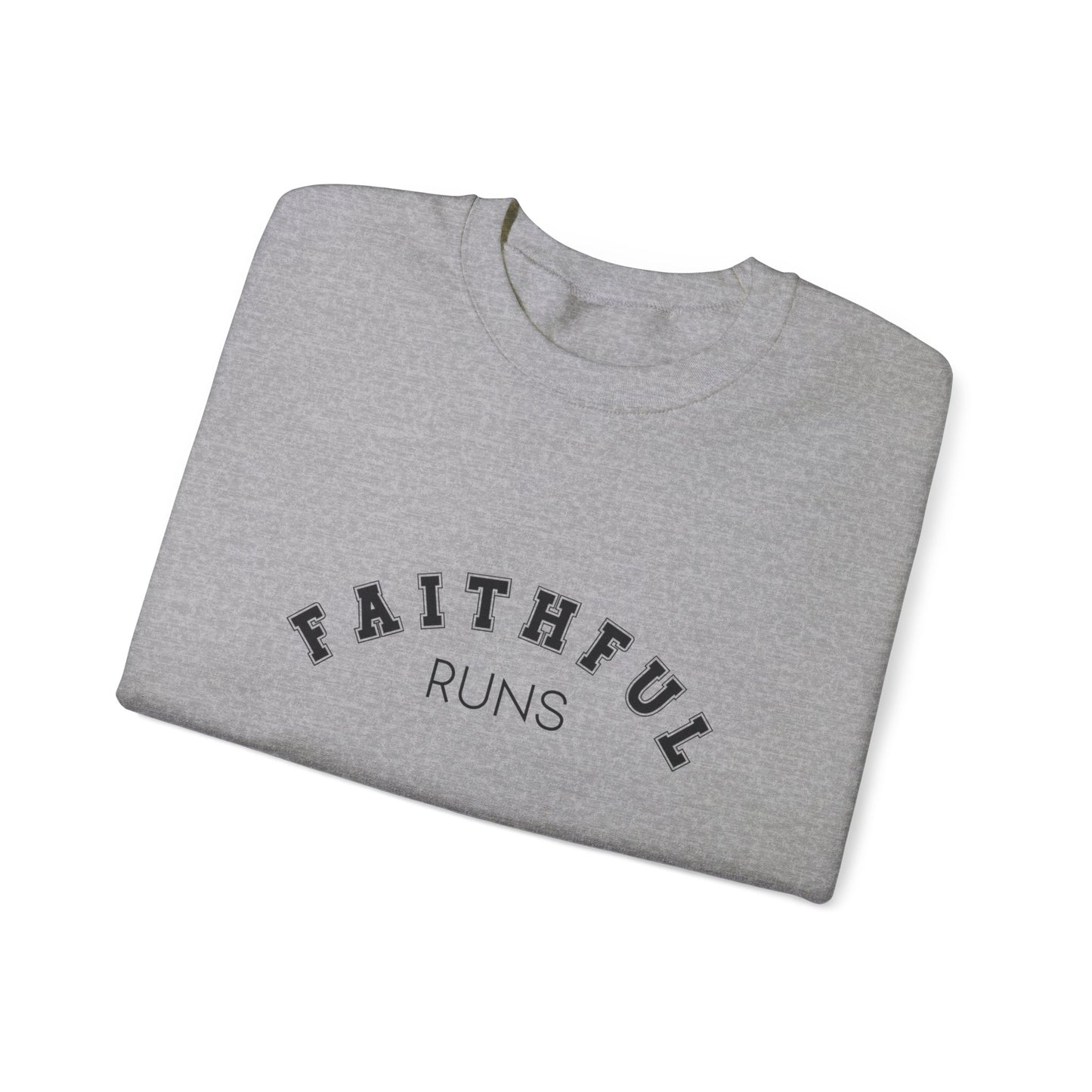 Faithful Runs Signature Heavy Blend™ Crewneck Sweatshirt
