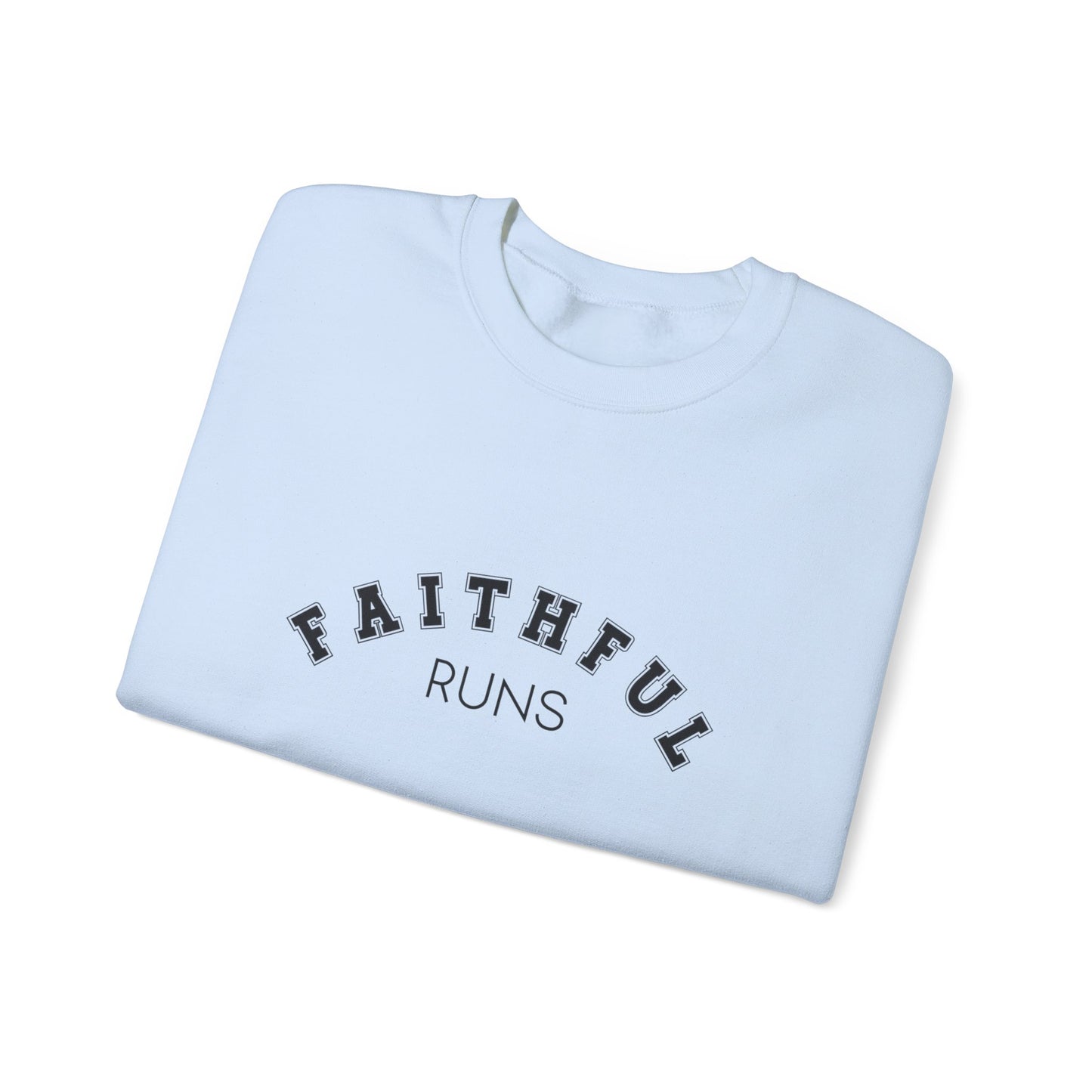 Faithful Runs Signature Heavy Blend™ Crewneck Sweatshirt