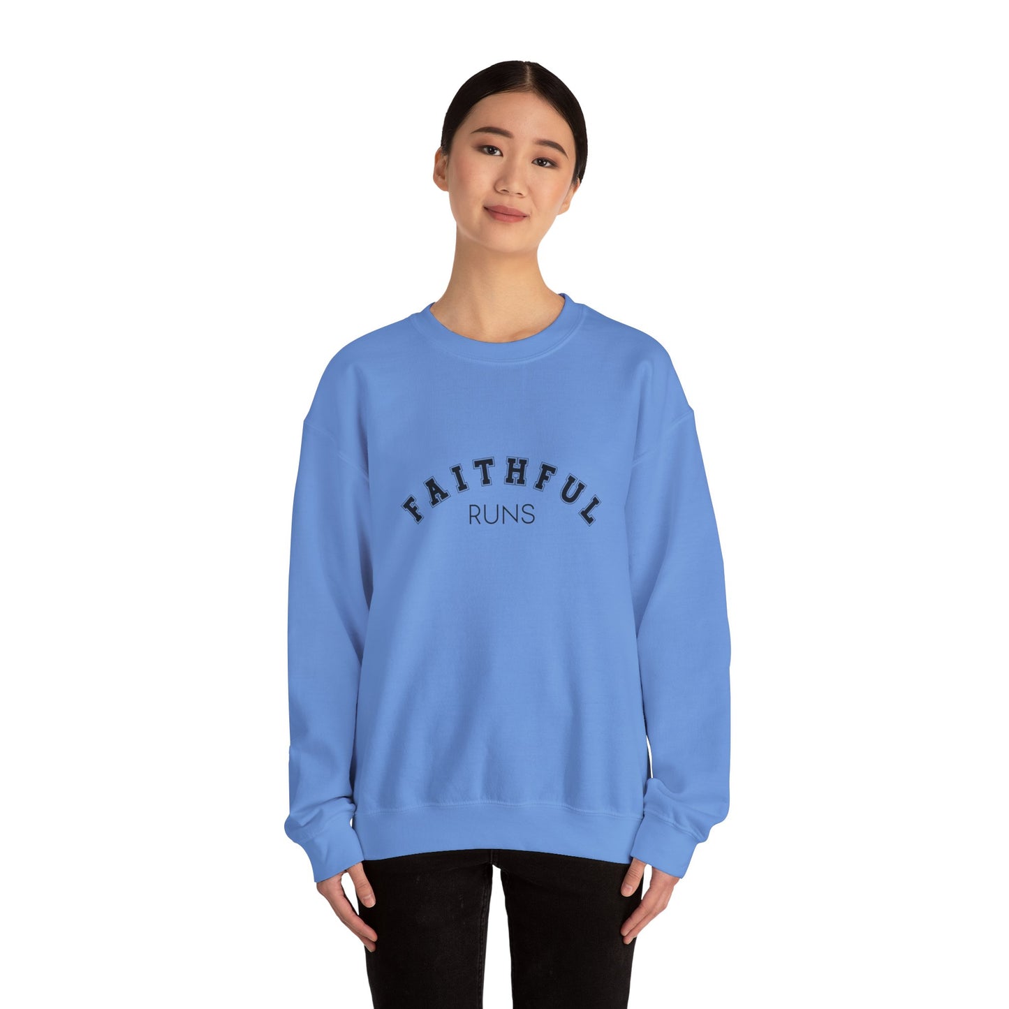 Faithful Runs Signature Heavy Blend™ Crewneck Sweatshirt