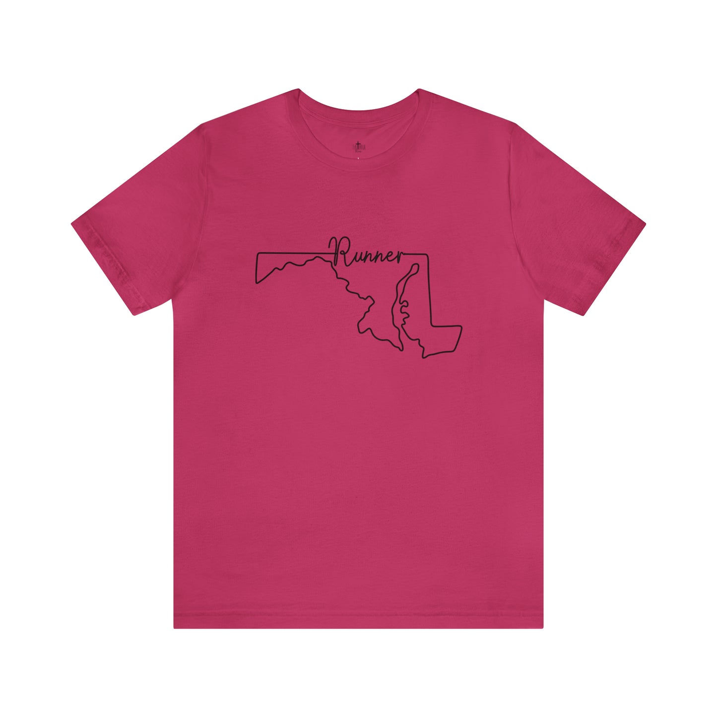Maryland Runner State Map T-Shirt