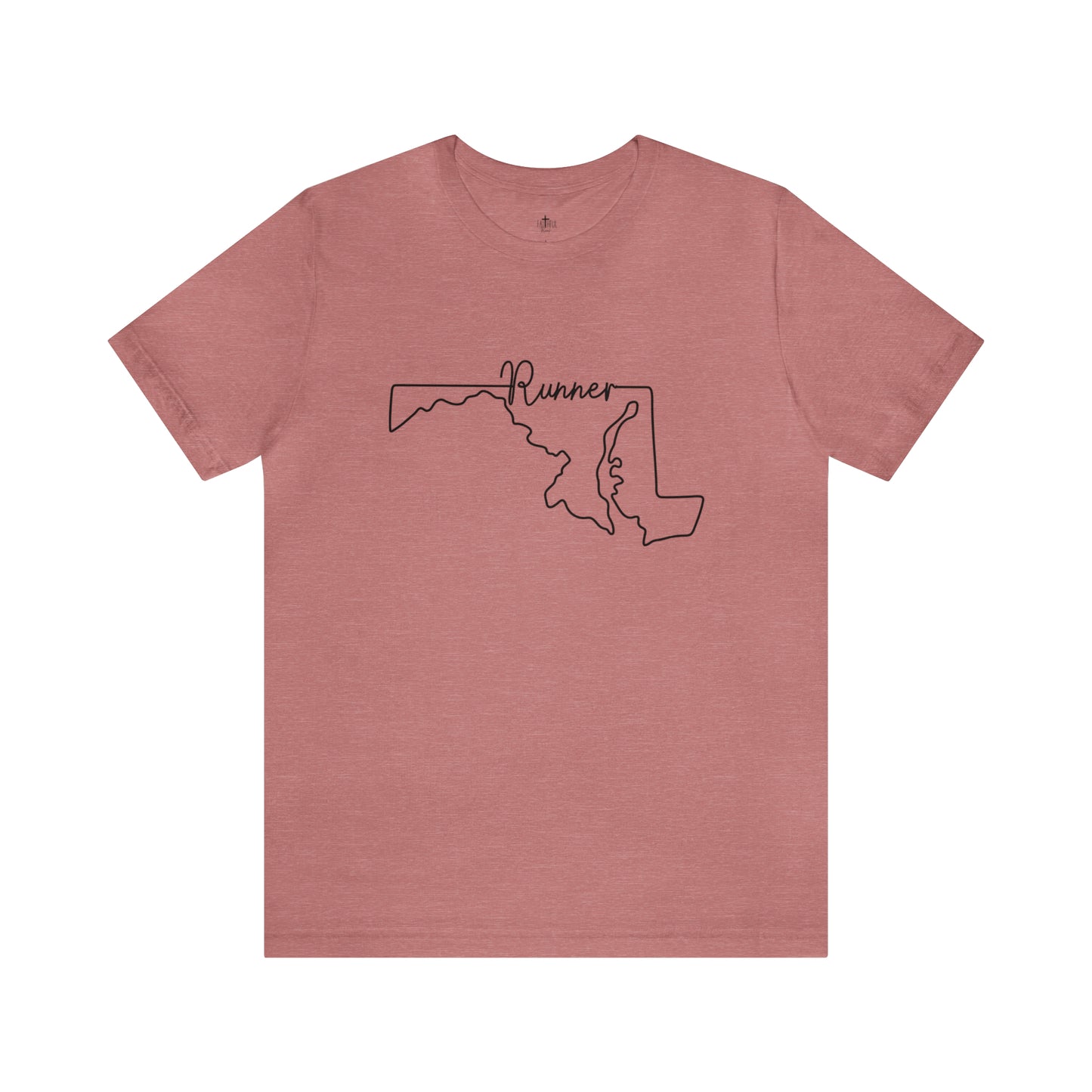 Maryland Runner State Map T-Shirt