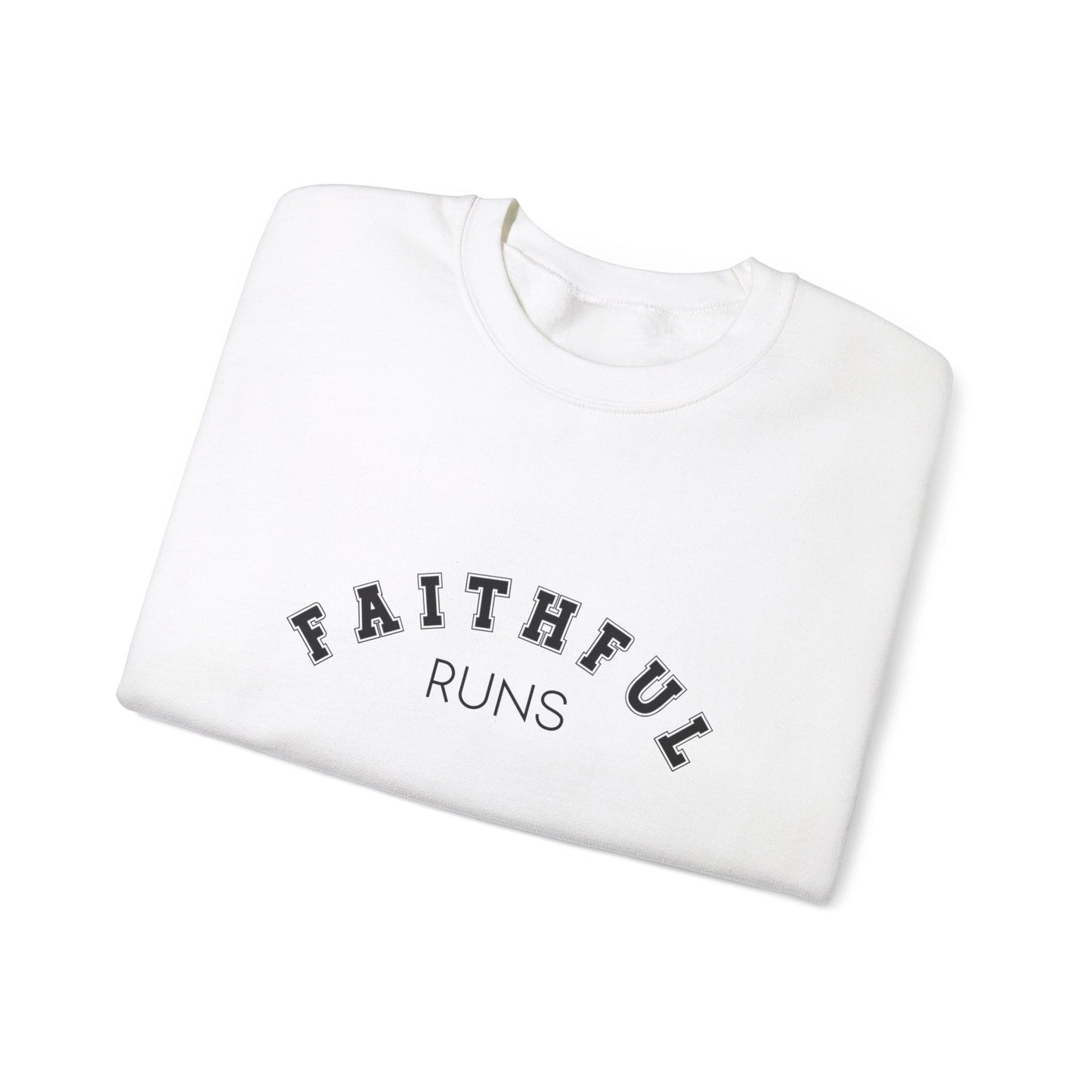 Faithful Runs Signature Heavy Blend™ Crewneck Sweatshirt