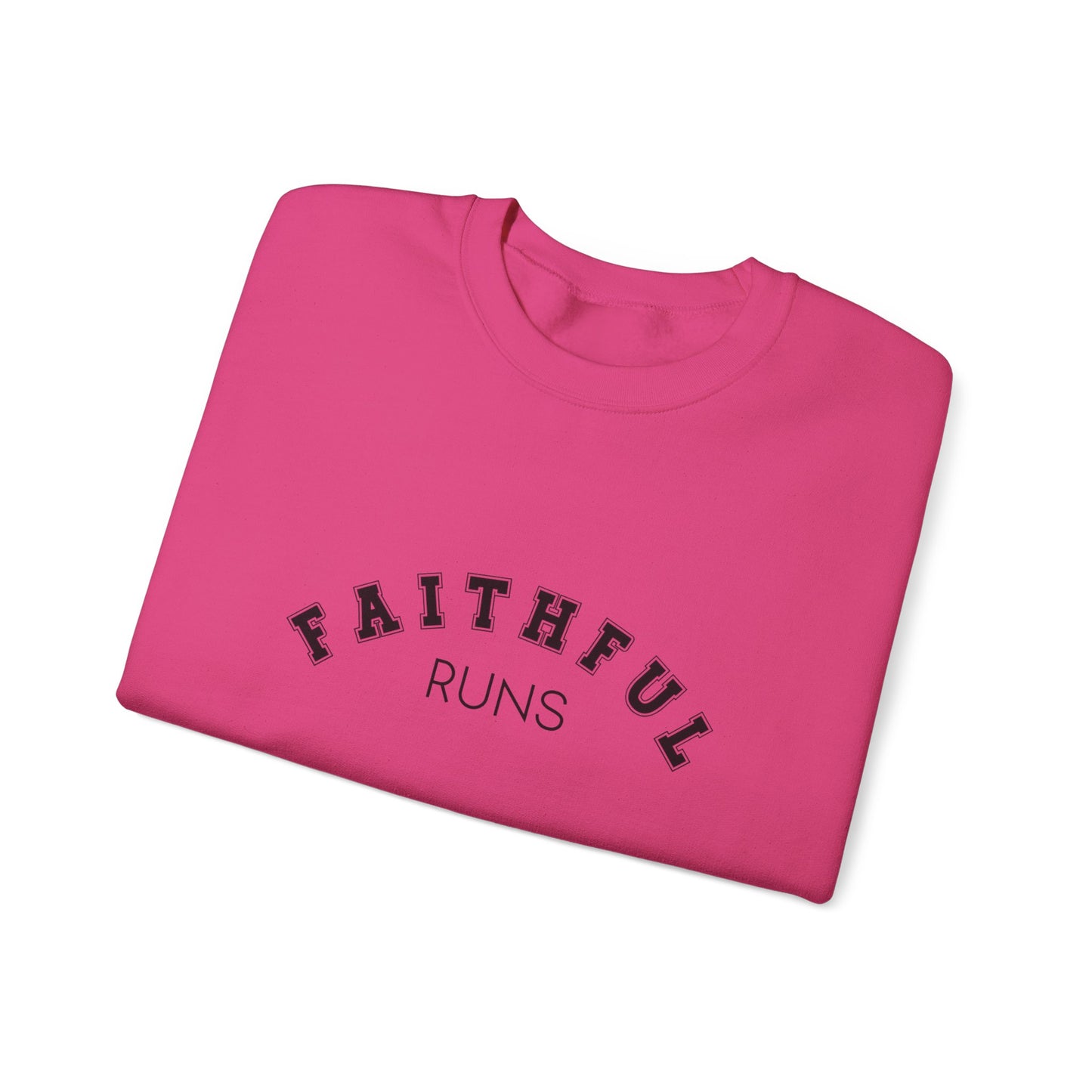 Faithful Runs Signature Heavy Blend™ Crewneck Sweatshirt