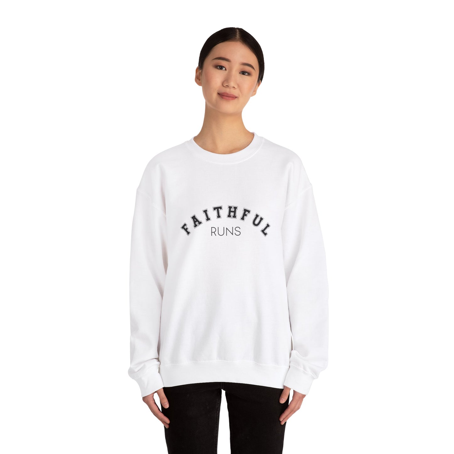 Faithful Runs Signature Heavy Blend™ Crewneck Sweatshirt
