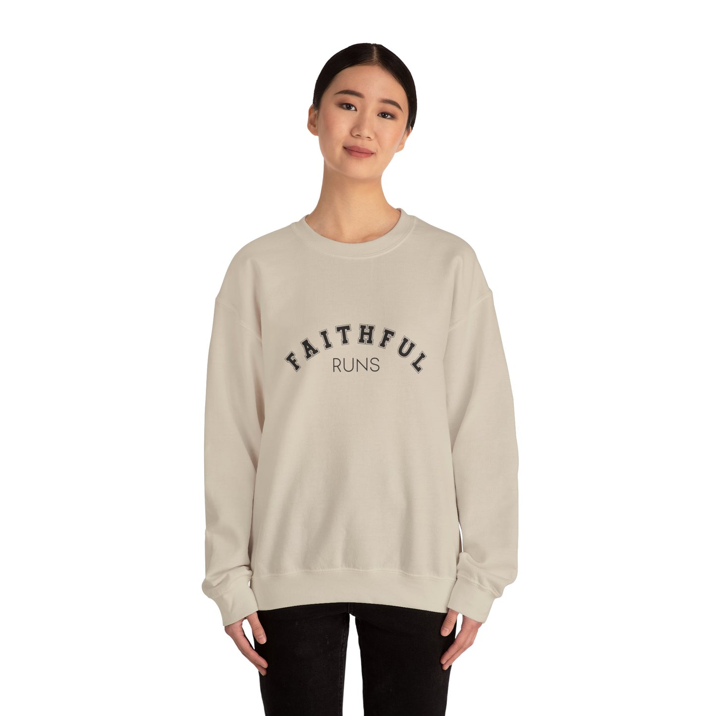 Faithful Runs Signature Heavy Blend™ Crewneck Sweatshirt